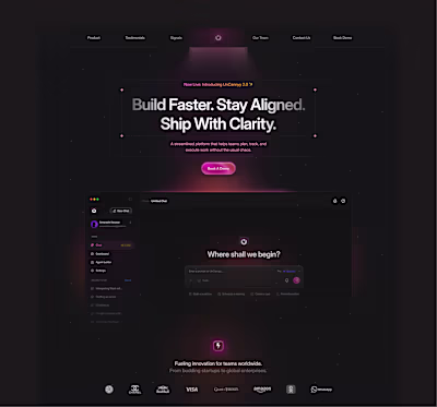 A Framer Template Design Done