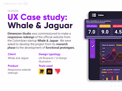 UX Redesign: Whale and Jaguar