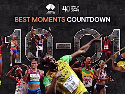 Top 40 Greatest Moments of World Athletics