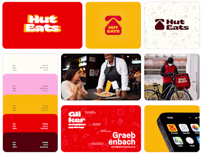 Hut Eats Identity Design