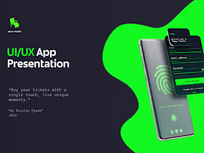 Diggy tickets Movil App on Behance