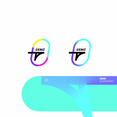 Gemz supplement rebrand fitness & health brand
