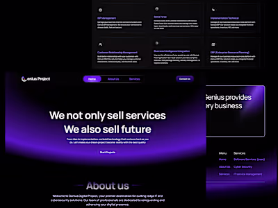 Redesign website genius technology