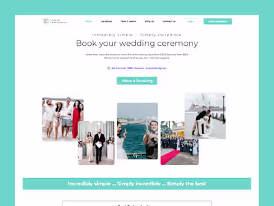 Website Redesign & Optimization for Simple Ceremonies