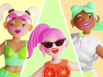 3D character illustration🧚🏼