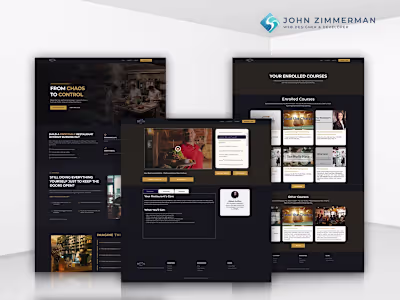 Tactical Restaurant Coaching - Custom Kajabi Build