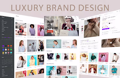 LUXURY FASHION WEB DESIGN