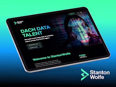 Stanton Wolfe website design :: Behance