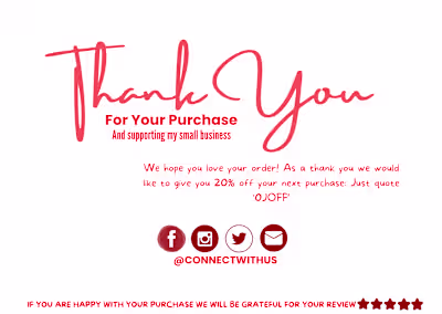 THANK YOU CARD