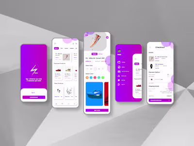 Ecommerce App UI UX design