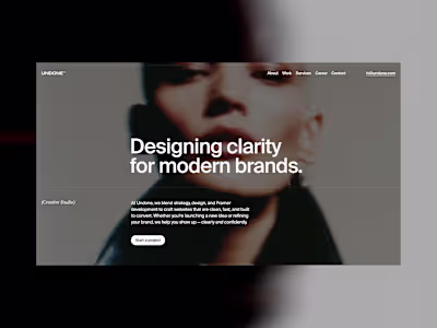 Made a few updates to my Framer template. Undone is built fo...