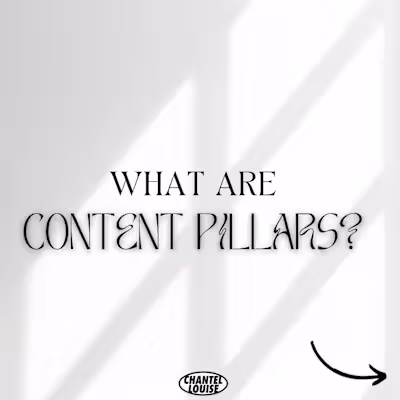 What are content pillars?