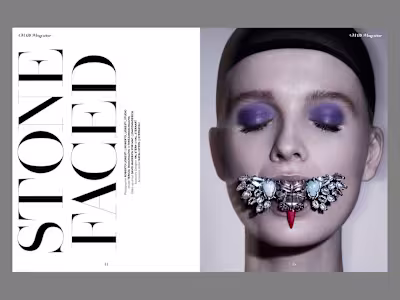 Editorial work: Gmaro Magazine.