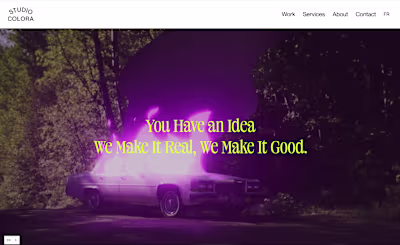 Studio Colora Webflow Website Development