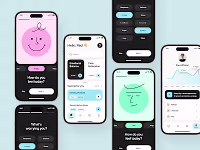Self-care Mobile App | FlutterFlow | Firebase | AI