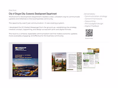 City of Oregon City–Economic Development