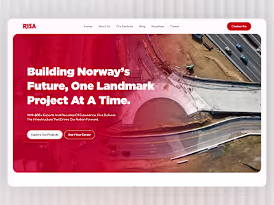 🏗️ Construction Web Design — Building Norway’s Future A bol...