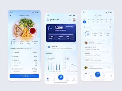 Nutrition Tracker App Design