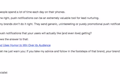 Success Agency Blog Promo Email