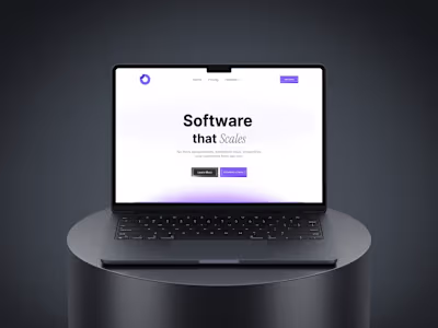 Modern B2B SaaS Website
