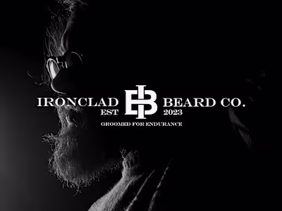 Visual Identity Development for The Ironclad Beard Co.