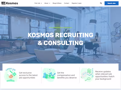 KOSMOS Recruiting & Consulting Website