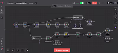 Developed a fully automated WhatsApp Business chatbot using ...