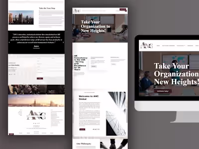 Consultant Services Website