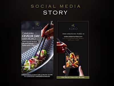 KOKO Asian Restaurant Social Media Posts 