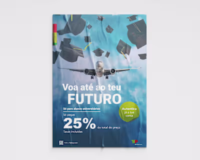 TAP AIR PORTUGAL - PROMOTIONAL POSTER