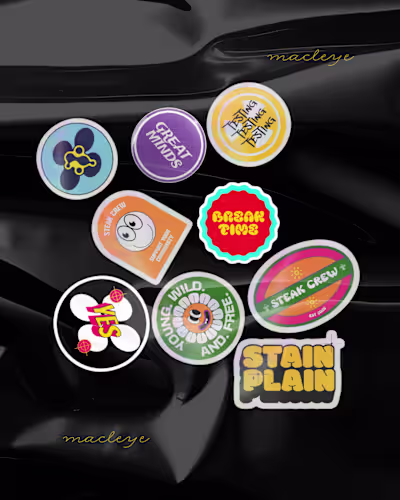 Sticker Collection for Steak Crew