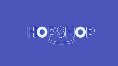 Logo animation for hopshop.ru