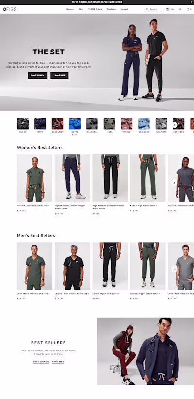 FIGS Scrubs Official Site - Medical Uniforms & Apparel