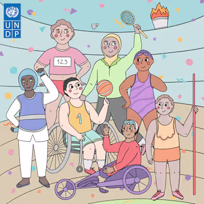 Olympics and Paralympics illu - UNDP