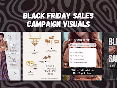 Luxury Jewelry Black Friday Campaign