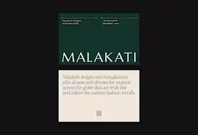 Malakati. Premium abayas and dresses