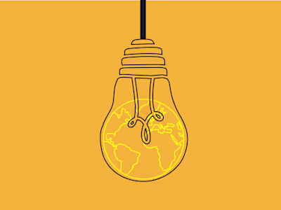 Motion design: Elektricitet i världen