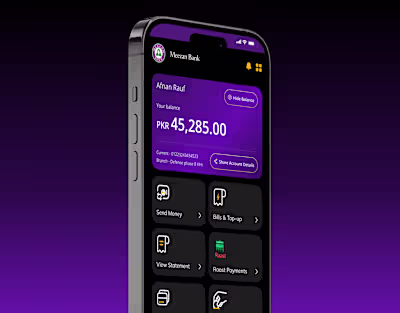 Bank App Home Redesign