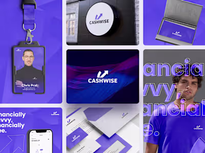 Cashwise - FinTech Branding UI/UX Concept Projec Concept: Th...