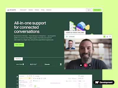 Acquire.io - Figma to Webflow