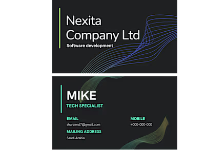 Commercial Business Card Design