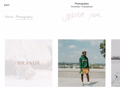 Website for Sierra Rae Studio