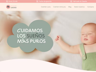 Webflow & Shopify E-Commerce – My first mattress