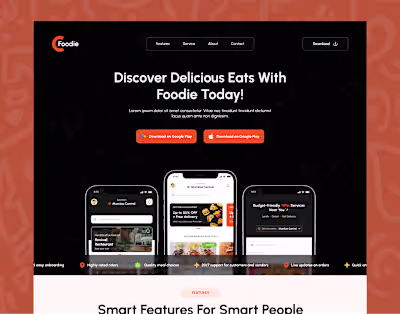 Food Ordering Website Design