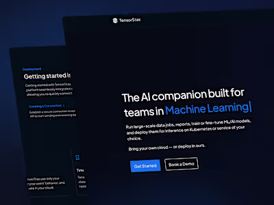 Tensorstax (AI Landing Page)