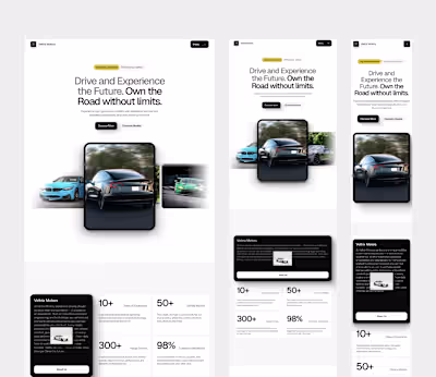 Veltrix Motors – Car Display