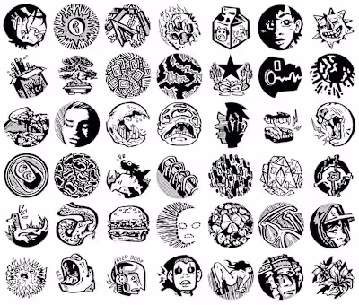 ​​​​​​​Illustrated Sticker Gallery