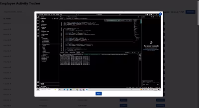 Created a full-stack employee monitoring