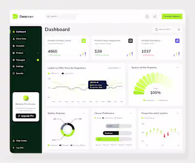 Here is my Smart Real Estate Dashboard UI Redesign Feel free...