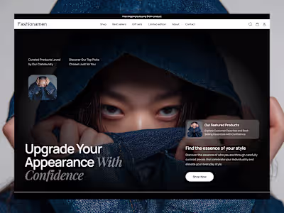 Fashionamen - E commerce Website Fashionamen is a E commerce...